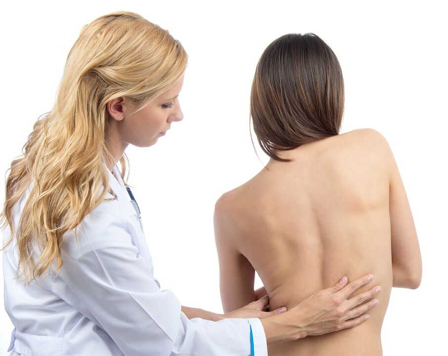 apsilankymas pas gydytoją dėl nugaros skausmo