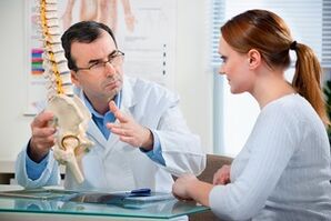 specialisto konsultacija dėl juosmens osteochondrozės